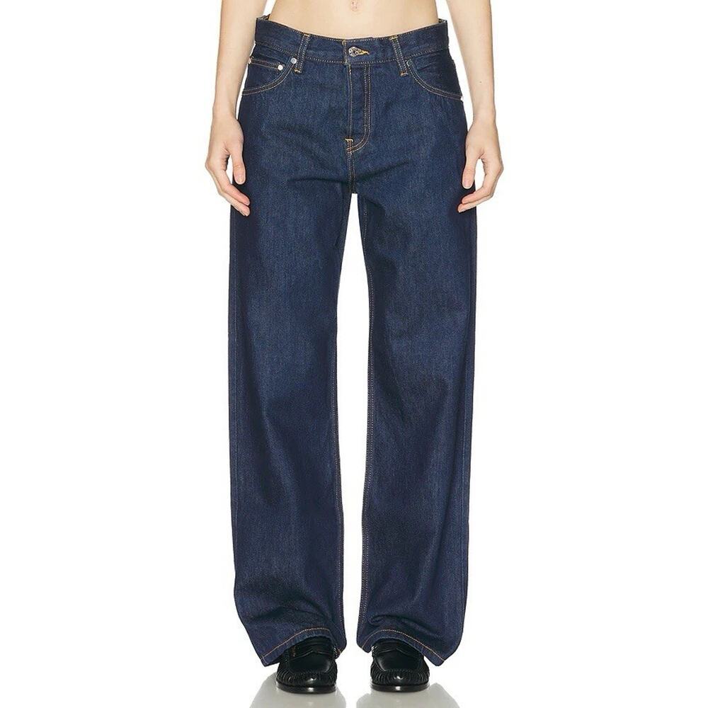 Heavy Manners Baggy Vanilla Sky Dark Wash Denim Jeans Size 34